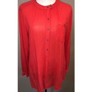 Free People Button Down Tunic Small